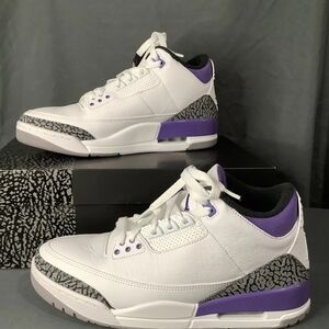 Air Jordan 3 Men's Size 11 Retro Mid Dark Iris CT8532-105